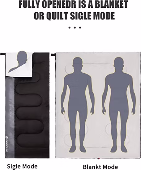 Waterproof Camo Sleeping Bags Suitable for Warm &amp; Cold Weather