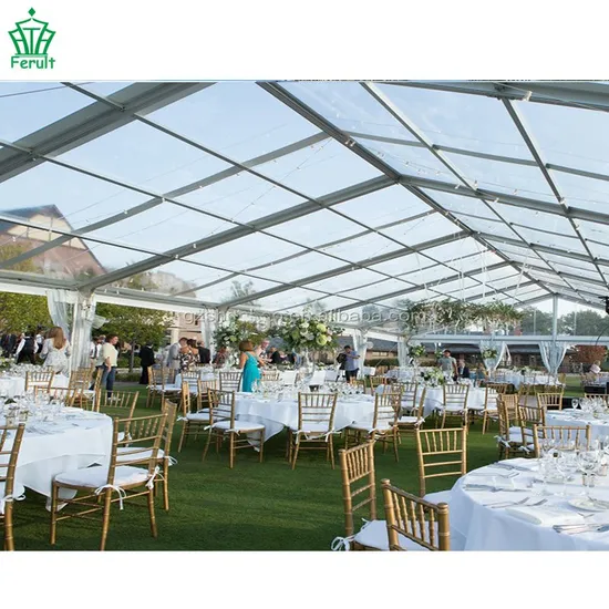 Luxury Large Clear Span Aluminum Trade Show Transparent Marquee Party Event Wedding Tent 