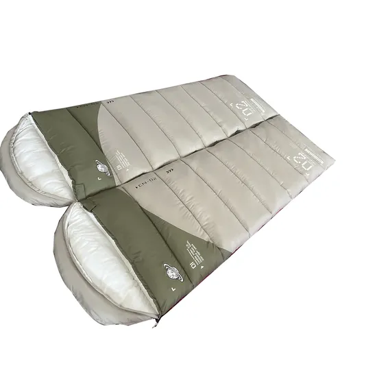 Cozy Twin Envelope Hooded Sleeping Bag for Outdoor Adventures 