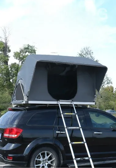 Wholesale Price Quick Automatic Opening Camping Hiking Waterproof Aluminum Triangle Car Roof Top Party Family Fabric Tent 
