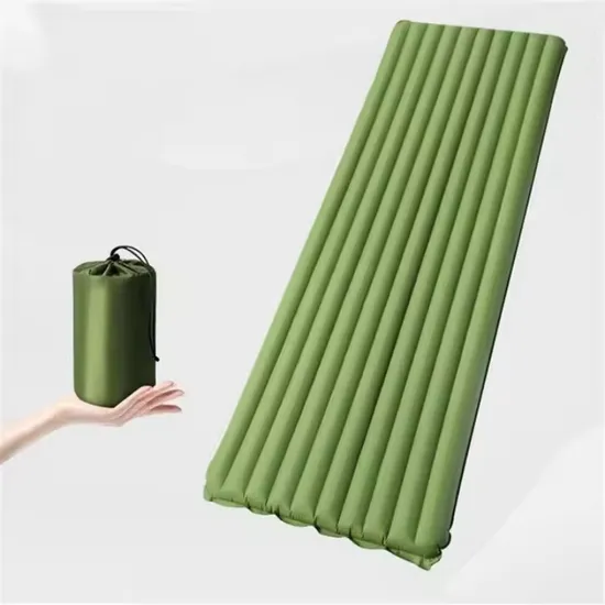 Outdoor Ultralight TPU Inflatable Waterproof Sleeping Pad, Field Sleeping Mat 