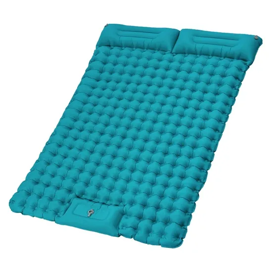 Super Lightweight Double Pedal Inflatable Camping Inflatable, Outdoor Camping Mat Extra Inflatable 