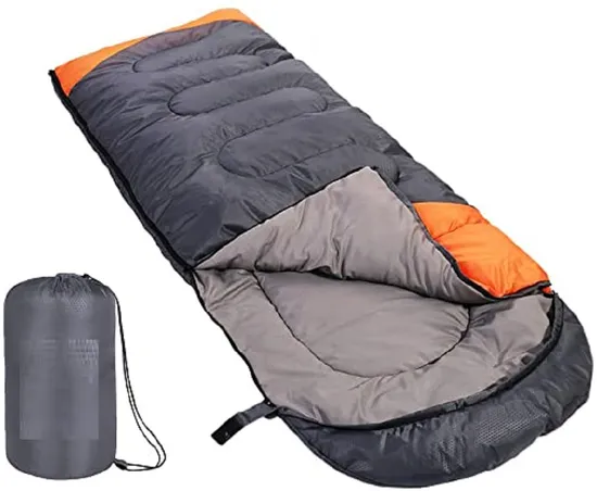 Sleeping Bag 3 Seasons (Summer, Spring, Fall) Warm & Cool Weather 