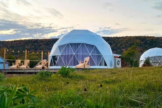 Waterproof Outdoor Camping 4m Diameters Geodesic Dome Tent Party Glamping Geodesic Dome Tent 