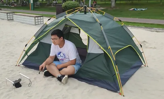 Portable Beach Camping Waterproof Windproof Outdoor Tent