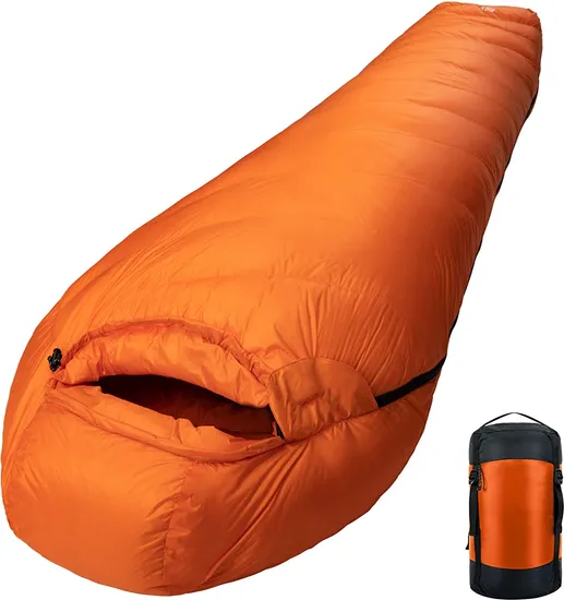 Waterproof Adult Cotton Mummy Sleeping Bag for Single Person 4 Seasons 