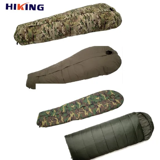 Wholesale in Sotck Mummy with Cap Hunting Outdoor/Tactical/Camping Sleeping Bag 