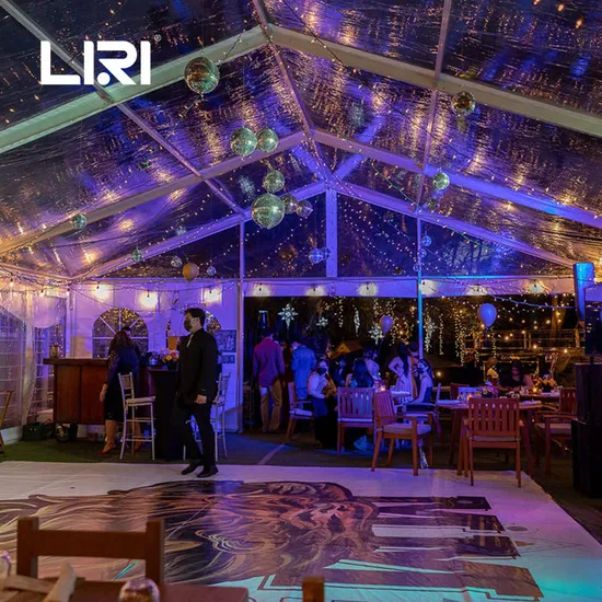 20X30 Aluminum Frame Transparent Marquee Wedding Party Event Tent with Glass Sidewalls 
