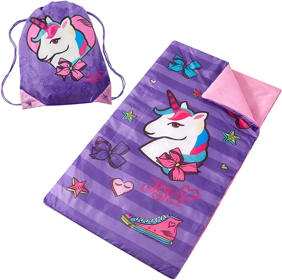 Manufacture Custom Children Slumber Bag Cartoon Animal Printed Sleeping Bag for Kids 