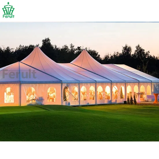 1000 Guests Aluminium PVC Sidewall Structure Marquee Party Wedding Tent 