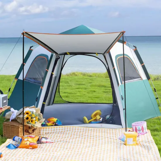 Outdoor Waterproof Beach Folding Automatic Popup Camping Tent 