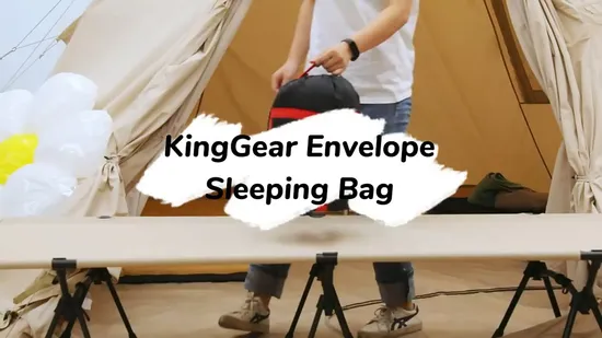 2 Person Camping Sleeping Bag for Adults and Kids, Plus Size Compact Sleeping Bag for Sports and Travel 