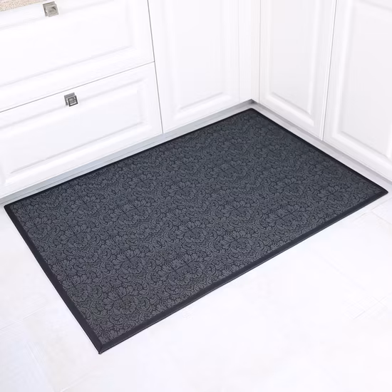 Customized Indoor Durable Washable PVC Picnic Carpet Woven Vinyl Rug