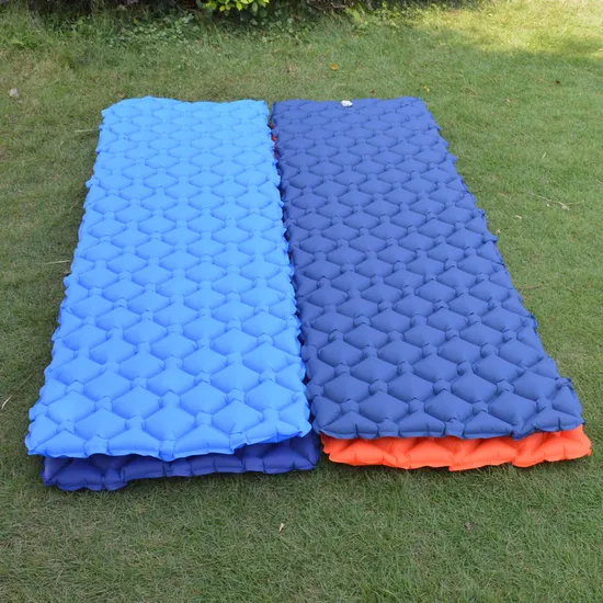 Outdoor Inflatable Cushion Lightweight Portable Camping Mat Tent Sleeping Mat 