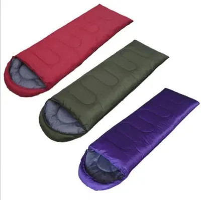 Factory Custom Hiking Envelope for Camping Outdoor Use Lightweight Waterproof for Adults Kid Sleeping Bag 