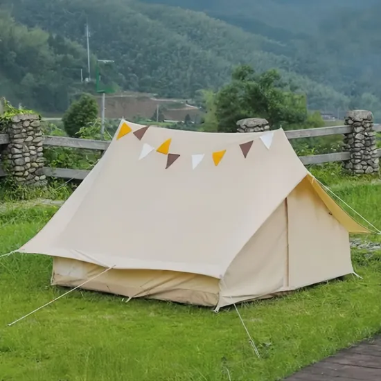 Outdoor 4 Seasons Family Glamping Cotton Cabin Tent for Memorable Adventures 