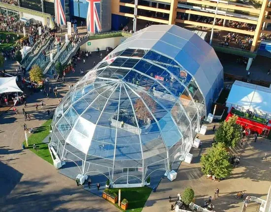20X50 Large Aluminum Frame Wedding Marquee Structure Tent with Glass Wall for Sale 
