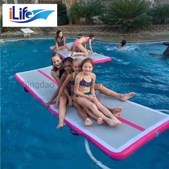 Ilife 20cm Outdoor Gym Kids&Adults Spot Jump Air Track Inflatable Mat 